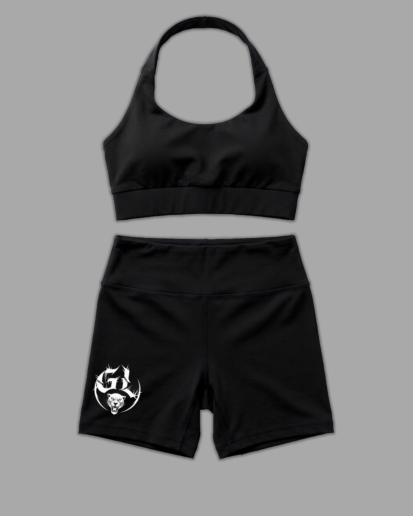 GL BLACK SPORTS BRA & SHORTS