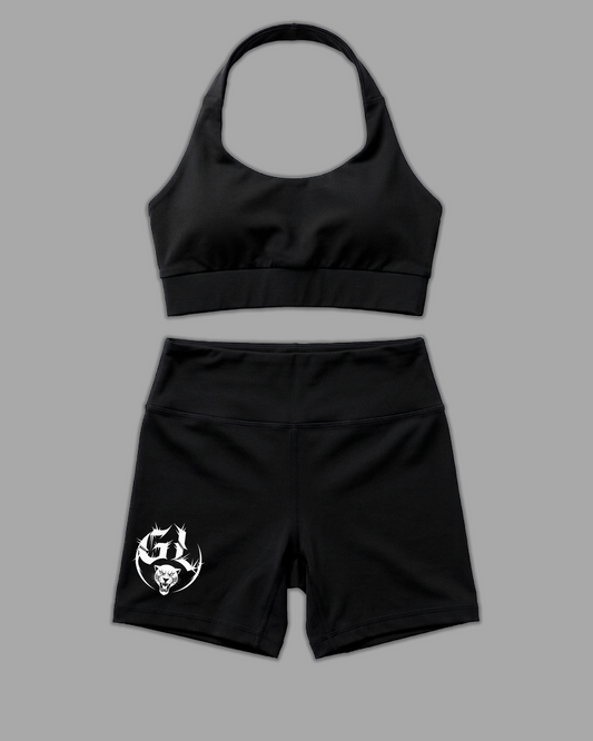 GL BLACK SPORTS BRA & SHORTS