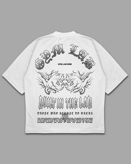BUILT IN THE LAB OS TEE IN WHITE