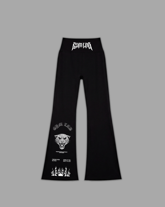 Women's High-Waisted Flare Leggings